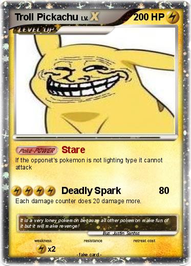 Pokemon Troll Pickachu