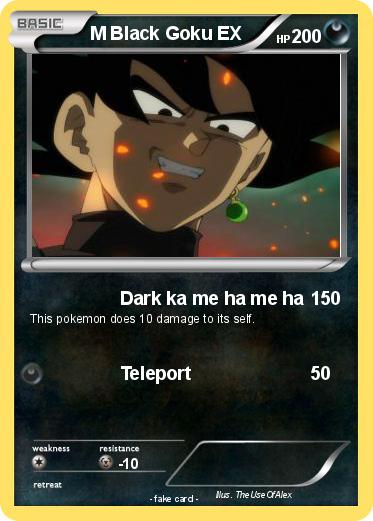 Pokemon M Black Goku EX
