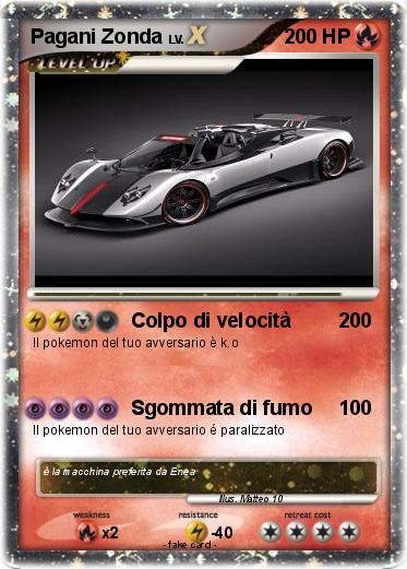 Pokemon Pagani Zonda