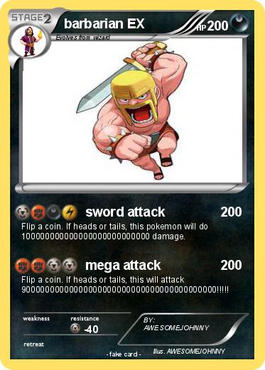 Pokemon barbarian EX