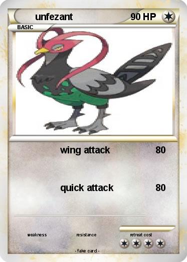 Pokemon unfezant