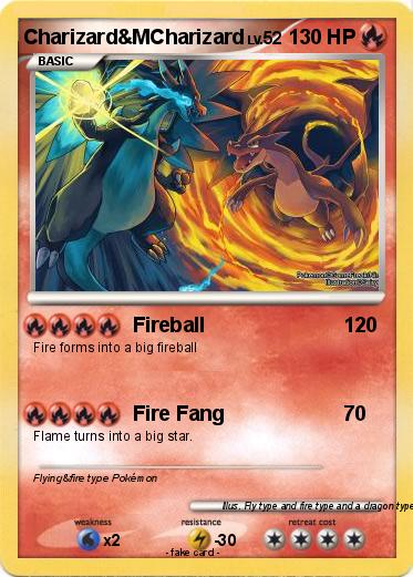 Pokemon Charizard&MCharizard
