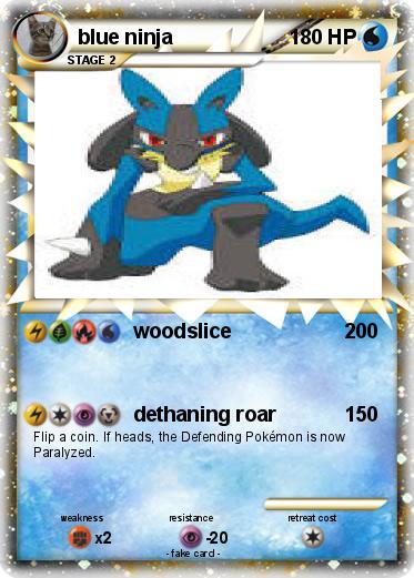 Pokemon blue ninja