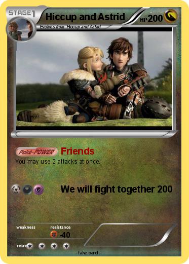 Pokemon Hiccup and Astrid