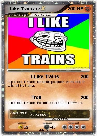 Pokemon I Like Trainz