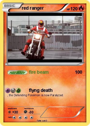 Pokemon red ranger