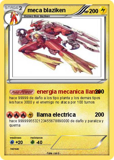 Pokemon meca blaziken
