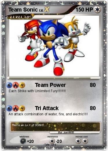 Pokemon Team Sonic
