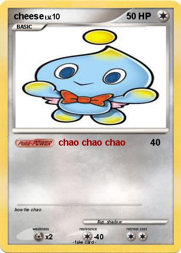 Pokemon cheese