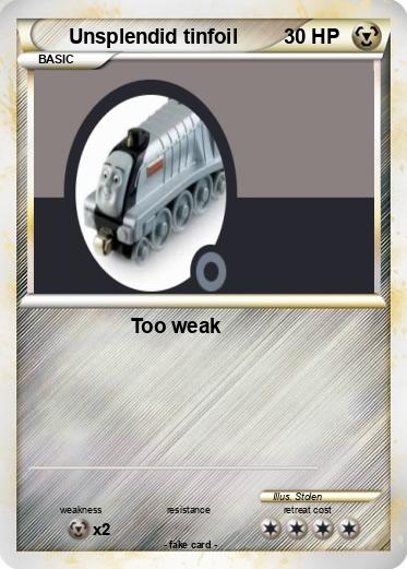 Pokemon Unsplendid tinfoil