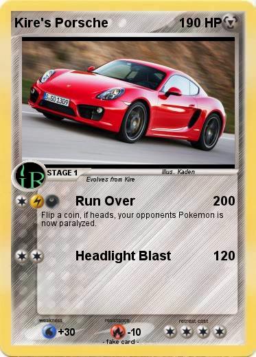 Pokemon Kire's Porsche