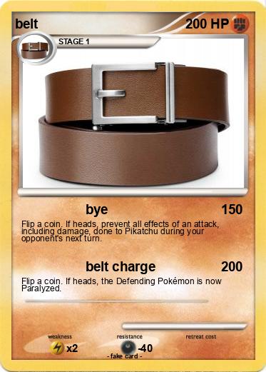 Pokemon belt