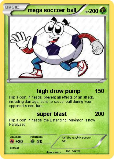Pokemon mega soccoer ball