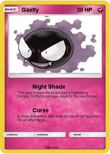 Pokemon Gastly