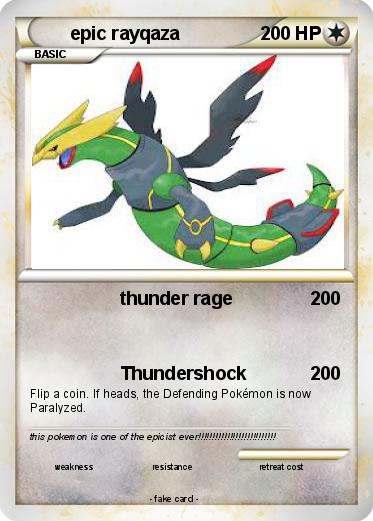 Pokemon epic rayqaza