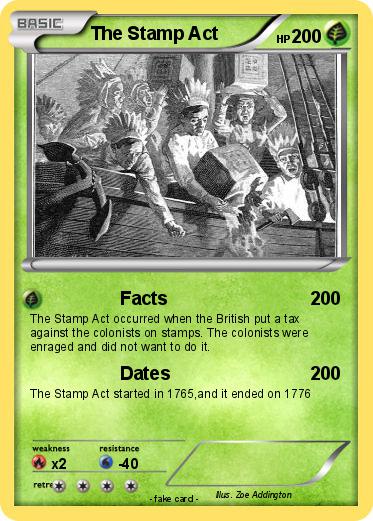 Pokemon The Stamp Act