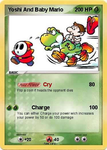 Pokemon Yoshi And Baby Mario