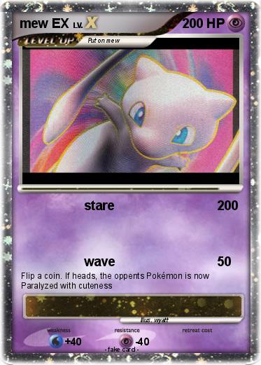 Pokemon mew EX