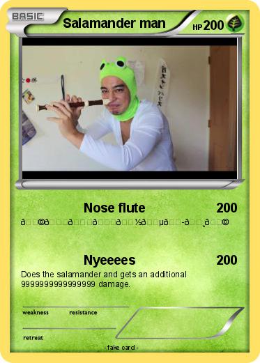 Pokemon Salamander man