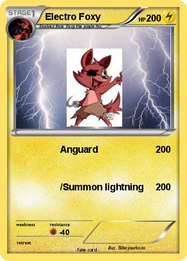 Pokemon Electro Foxy