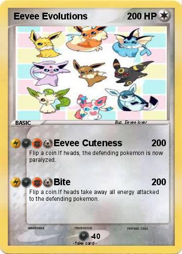 Pokemon Eevee Evolutions