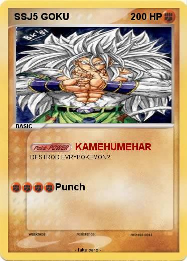 Pokemon SSJ5 GOKU