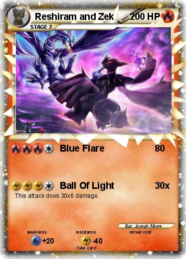 Pokemon Reshiram and Zek