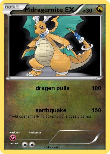 Pokemon Mdragernite EX