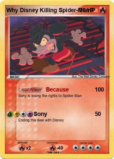 Pokemon Why Disney Killing Spider-Man?