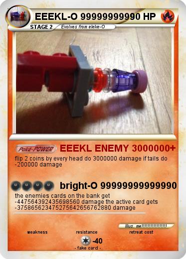 Pokemon EEEKL-O 9999999999