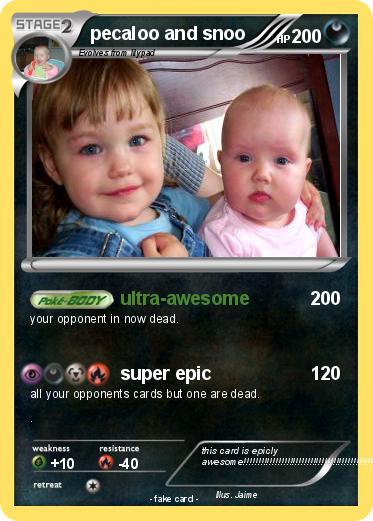 Pokemon pecaloo and snoo