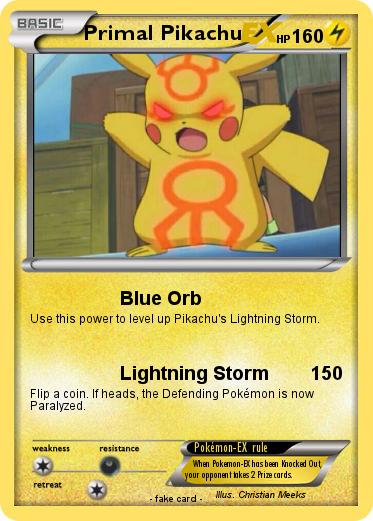Pokemon Primal Pikachu