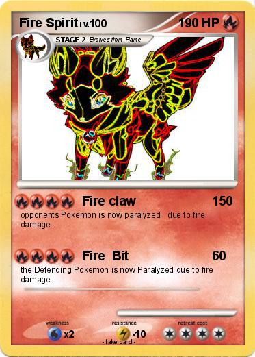 Pokemon Fire Spirit