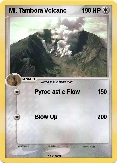 Pokemon Mt. Tambora Volcano