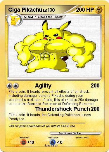 Pokemon Giga Pikachu