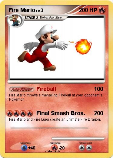 Pokemon Fire Mario