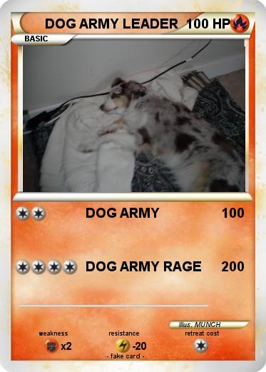 Pokemon DOG ARMY LEADER