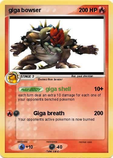 Pokemon giga bowser