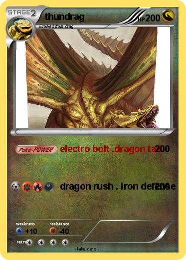 Pokemon thundrag