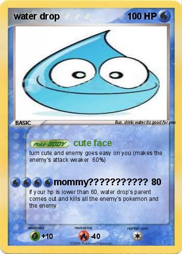Pokemon water drop