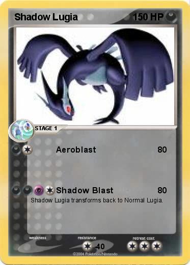 Pokemon Shadow Lugia