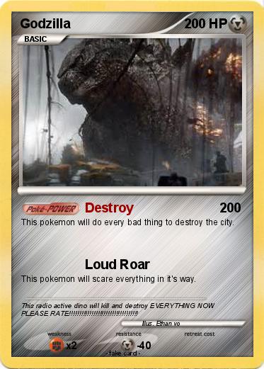 Pokemon Godzilla