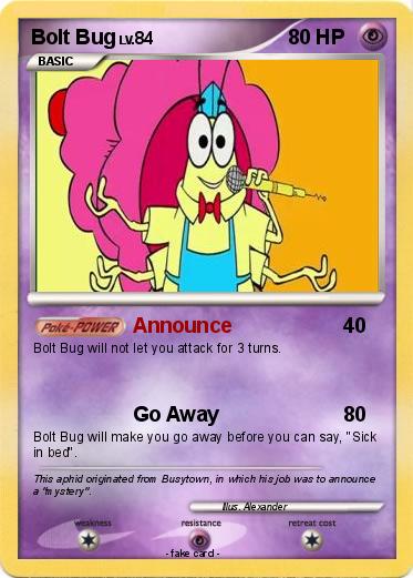 Pokemon Bolt Bug