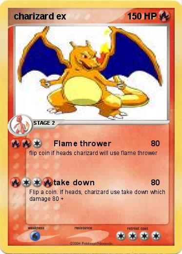 Pokemon charizard ex