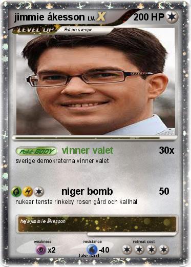 Pokemon jimmie åkesson