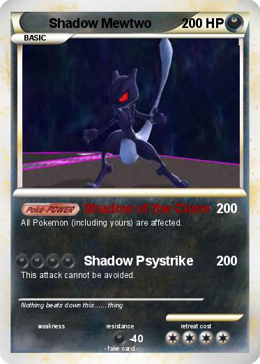 Pokemon Shadow Mewtwo