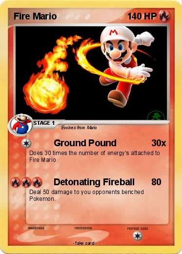 Pokemon Fire Mario