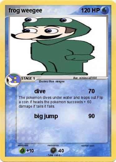 Pokemon frog weegee