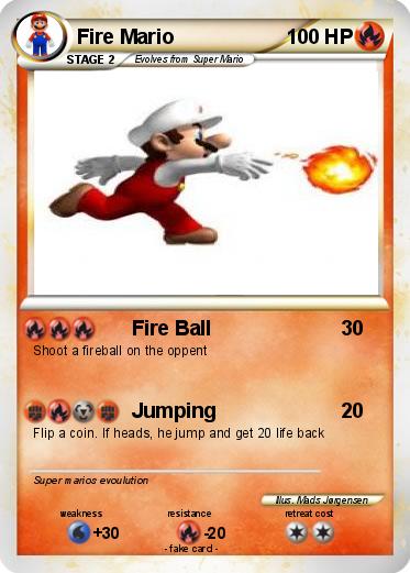 Pokemon Fire Mario