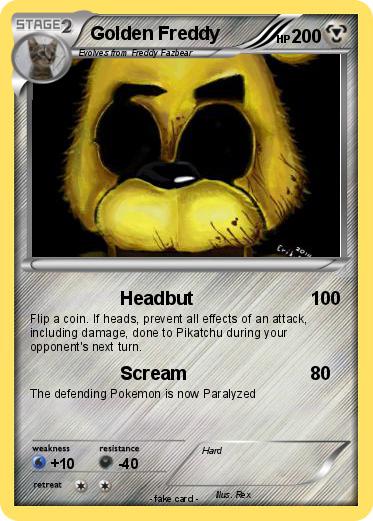 Pokemon Golden Freddy